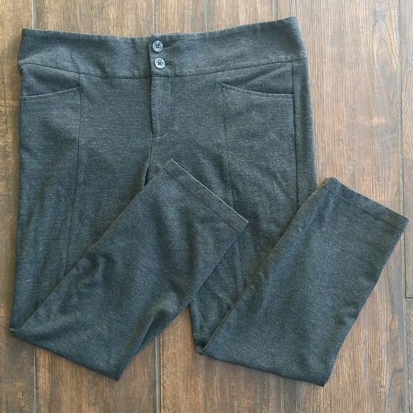 CAbi Pants - CAbi Dark Gray Lean Trouser Ponte Dress Pants - Women's 12